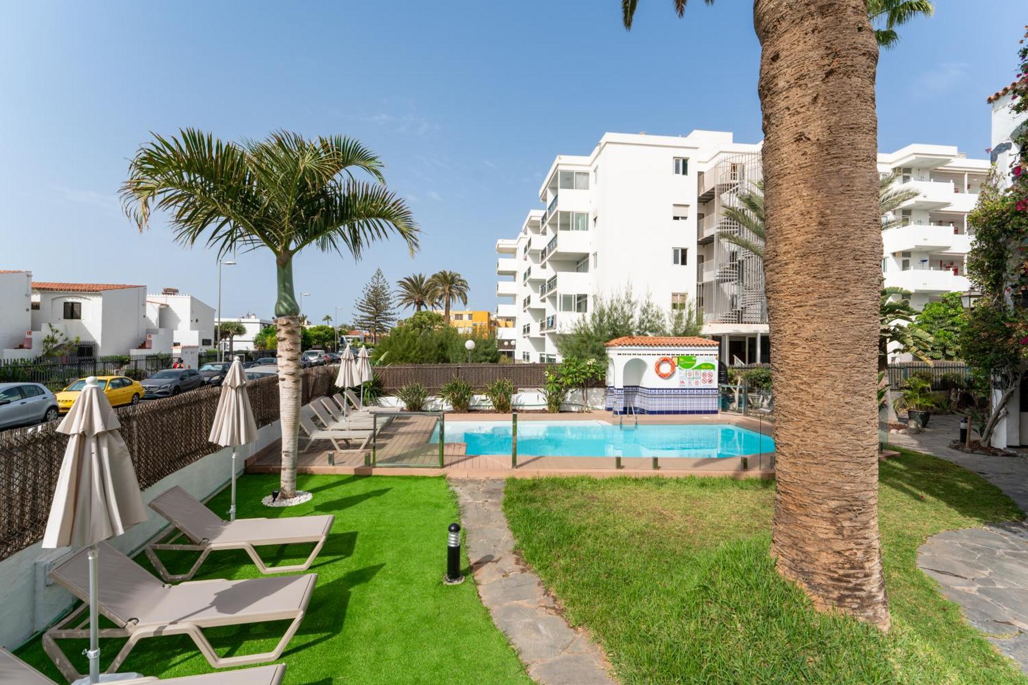 Aparthotel Alsol El Chaparral Playa del Inglés Exterior foto